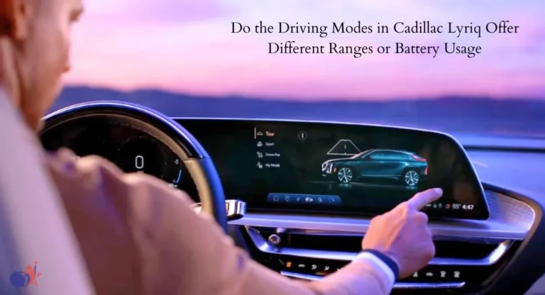Cadillac Lyriq Driving Modes