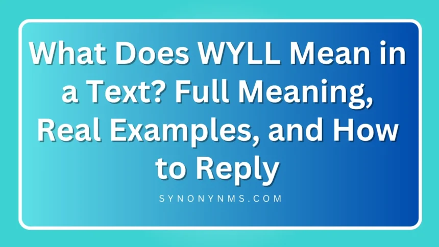 wyll meaning